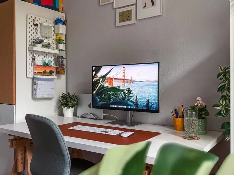 Bright Minimalist Golden Gate Home Office