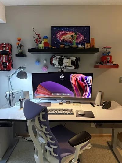 White Collectors Gaming Battlestation