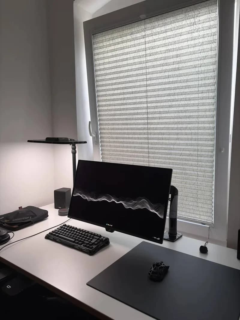 Bright Window-Side Minimal Desk