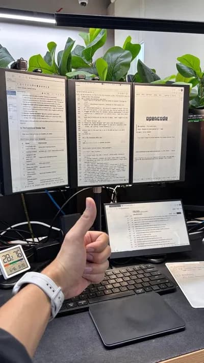 Plant-Backed Developer Workstation